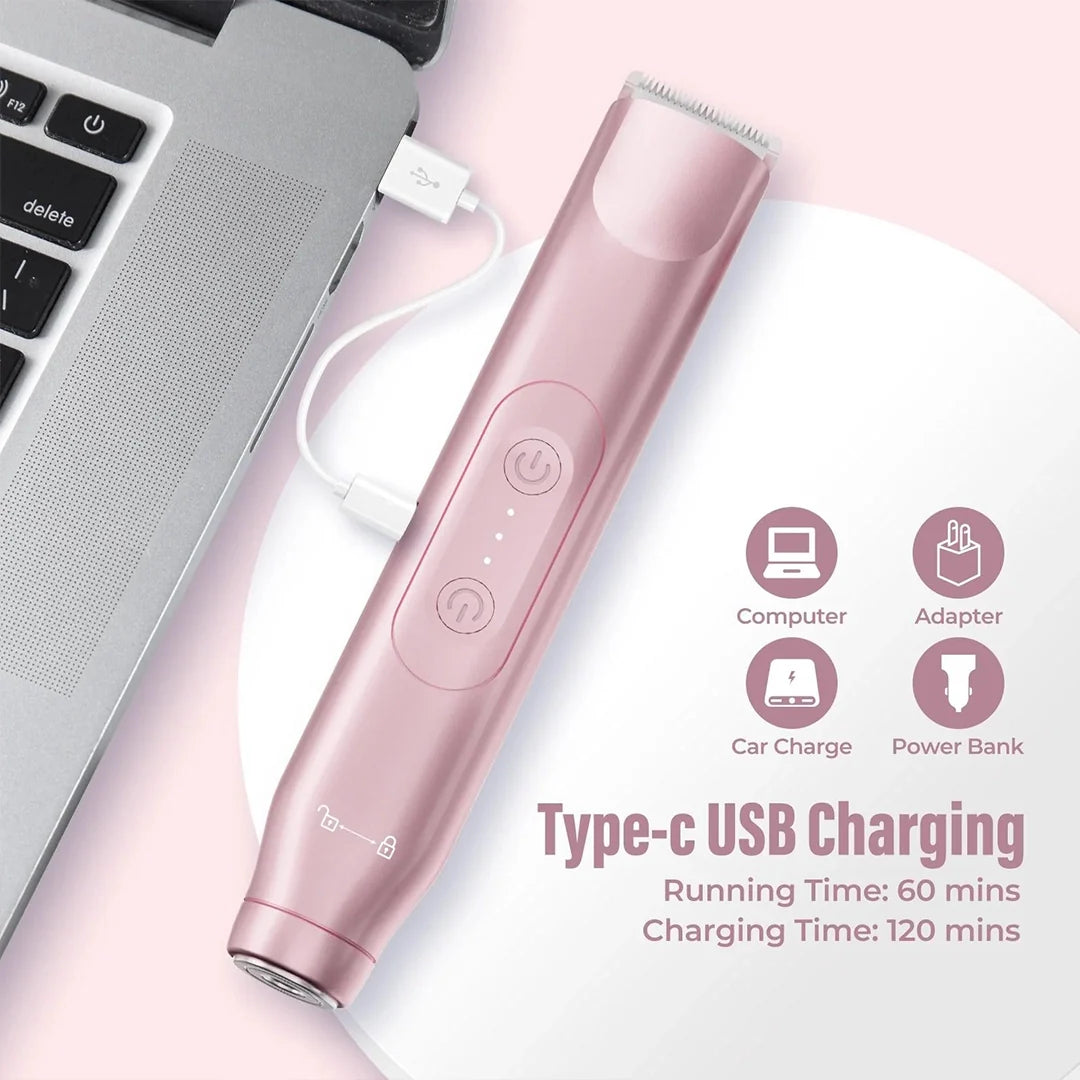 Beauty 2-in-1 Painless Bikini Hair Trimmer