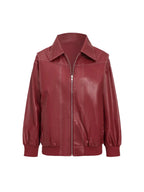 Scarlet Leather Jacket