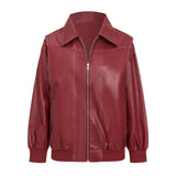 Scarlet Leather Jacket