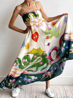 Flora Breeze Linen Dress