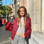 Scarlet Leather Jacket