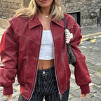 Scarlet Leather Jacket